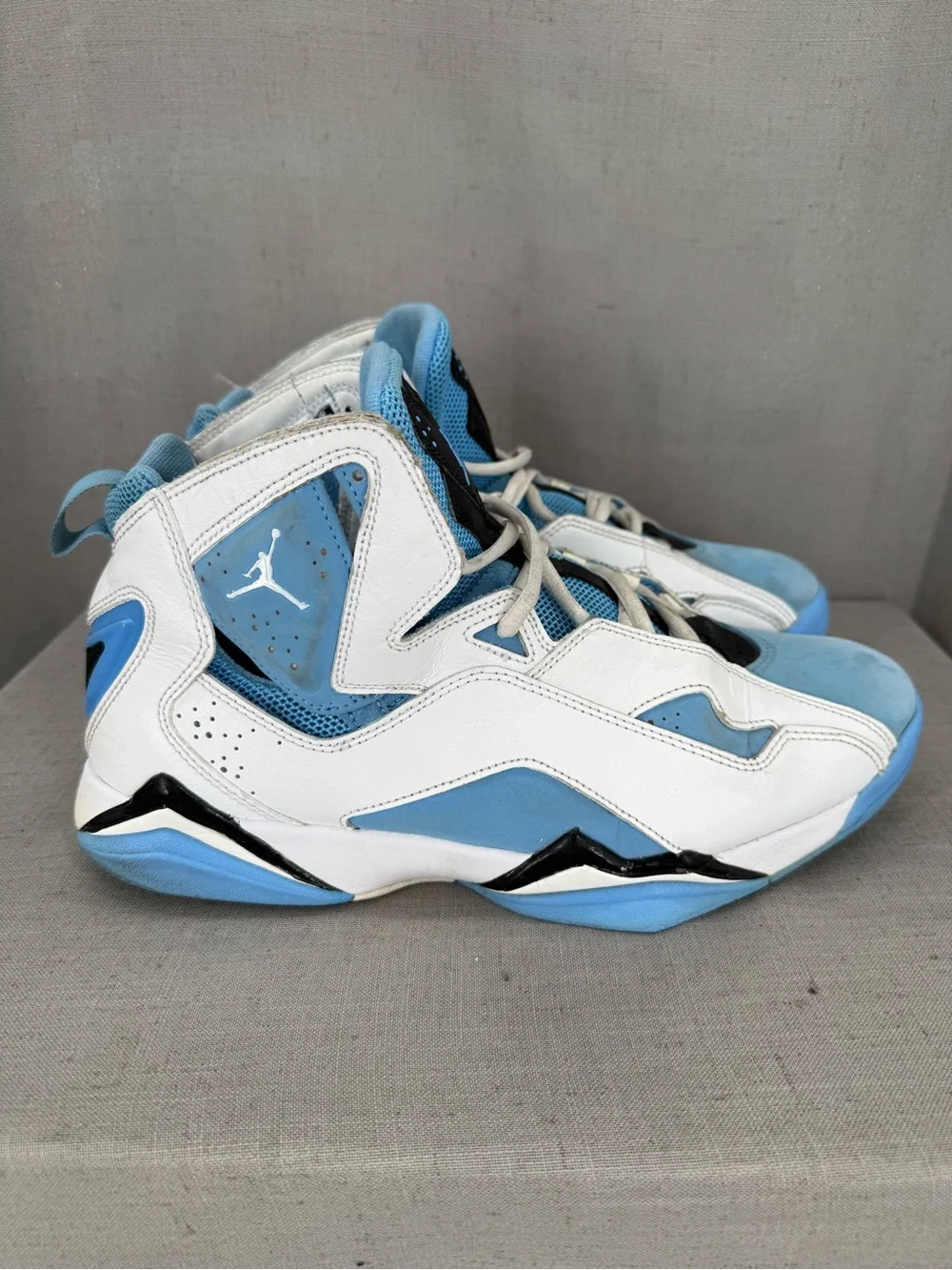 Nike Air Jordan True Flight White University Blue Men's sneakers sz 11.5 see pic